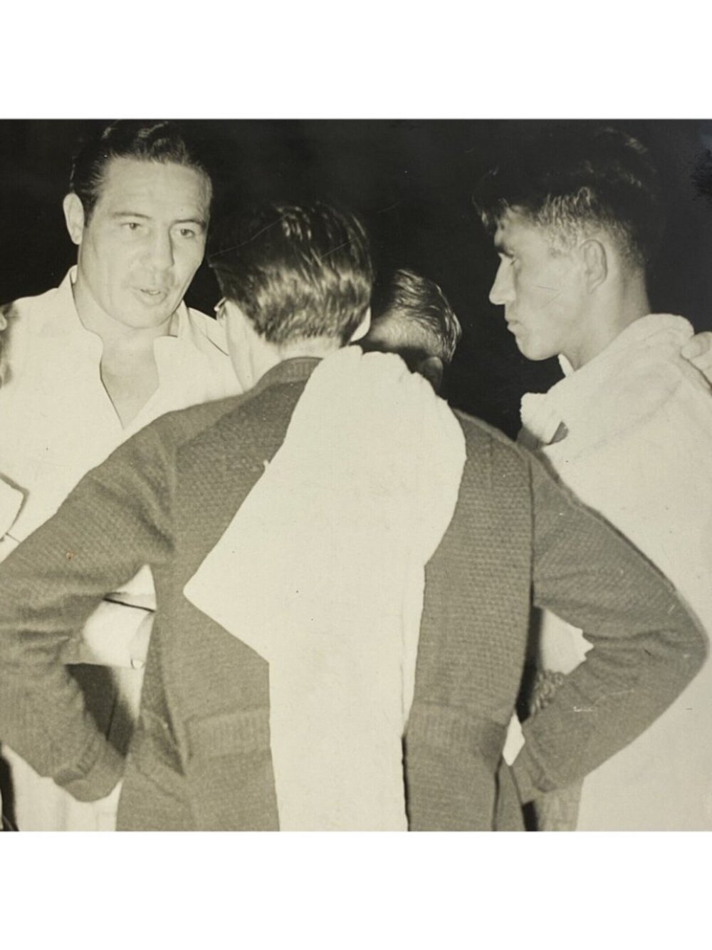 MAX BAER Boxer Referee Photograph World Heavyweight Champion Marino Collins 1920 - Picture 3 of 5